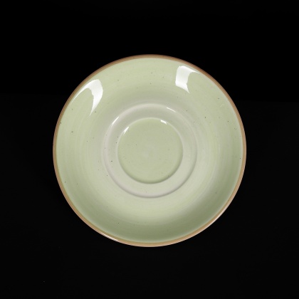 Купить блюдце 150 мм зеленое «corone natura»