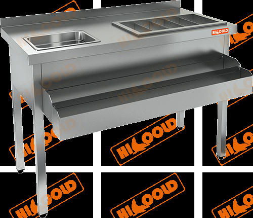 Купить барная станция открытая hicold нкс-10/7бк