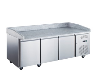 Купить кухонный стол для пиццы холодильный hurakan hkn-pzg3 камень