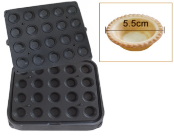 Купить форма для 20 круглых тарталеток ø 55 мм для тарталетницы dhtartmatic kocateq dh tartmatic plate 45