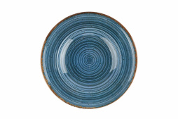 Тарелка глубокая с полями 30см Hypnosis Petrol Blue