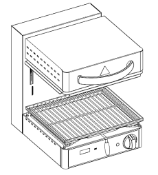 Гриль саламандра TECNOINOX QSE60/0CB 216037