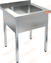 Ванна моечная цельнотянутая односекционная HICOLD НСО1М-6/6Б