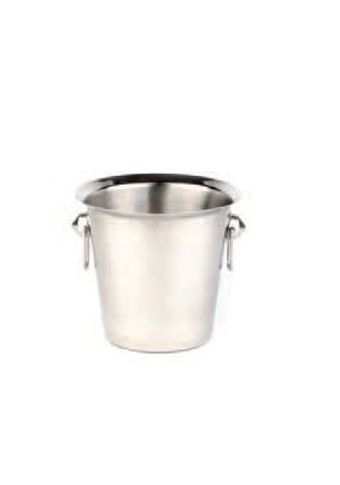 Купить ведро для шампанского нерж. 3 л. d=20*15 см. с ручками-кольца aps /1/