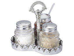 Набор для специй 3 предм. на треугол. подст./1/12/96/