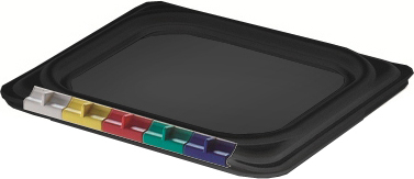 Купить крышка полипропилен 1/6 черная [422102213]