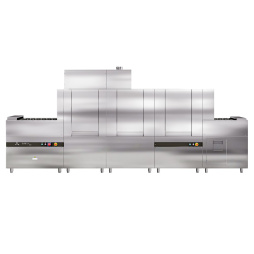 Машина посудомоечная туннельная МПТ-2000К с пальчиковым конвейером левая, размеры проема 715х460 мм,