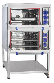 Купить кухонный шкаф жарочный шжэ-2-к-2/1, нерж. духовка gn 2/1, конвекция, пароувлажнение, подставка, 840x