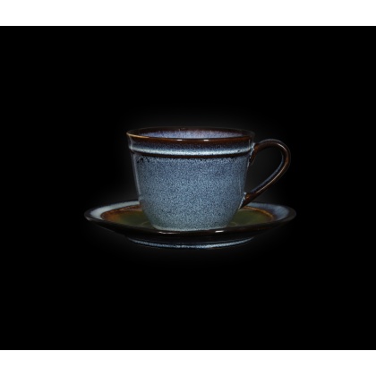 Купить чайная пара corone verde 290 мл синий+зеленый