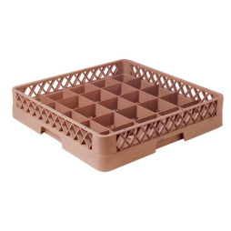 Кассета посудомоечная для стаканов и чашек 500х500х100мм,р-р ячейки 90х90х45мм[JW-25]