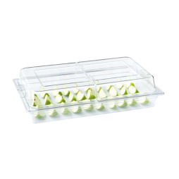 Поднос для выкладки 53*32,5*12,5 см пластиковой с пластиковой крышкой SUNNEX