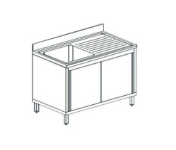 Ванна моечная APACH Chef Line LS106-54RWSD