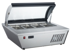 Холодильная витрина настольная для ингредиентов HURAKAN HKN-ICS67