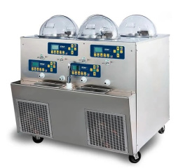 Фризер витрина для мороженого на 4 вкуса STAF59 GLS4 LX W