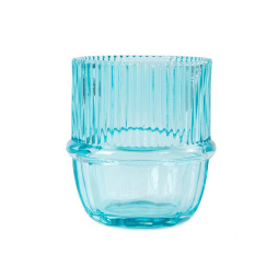 Стакан Олд Фэшн 340 мл голубой Blue Glass d 7,5 см h9 см P.L. - BarWare [6]