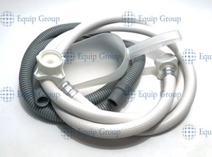 Купить патрубок впуска воды+патрубок слива + совок для льда ледогенератора hurakan hkn