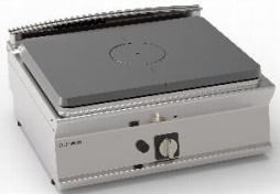 Плита со сплошной поверхностью 740 серии TECNOINOX PPC8G7 713015 газ