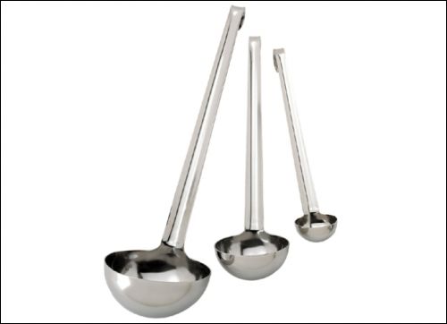 Купить половник 0,13 л d=8 см. l ручки 28 см. монобл. нерж. de buyer /1/