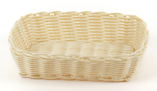 Купить корзинка 24,5х16,5х6см прямоугольная пласт.бежевая [beige 3529, kt3054]