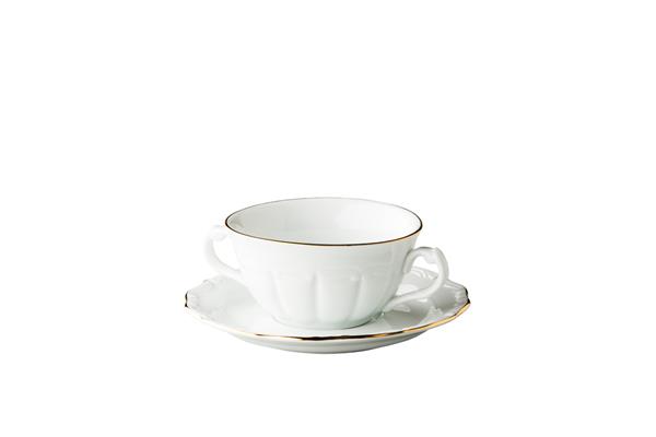Купить блюдце для бульонной чашки, с золот.декором, 17 см style point maria theresa