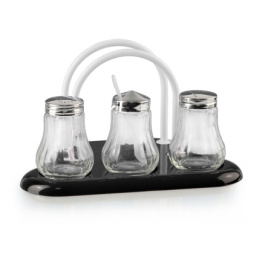 Набор для специй из 3-х +салфетница (129-3)