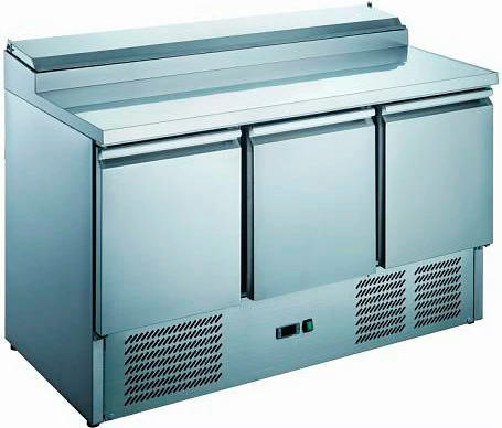 Купить кухонный стол для пиццы холодильный hurakan hkn-pzl3