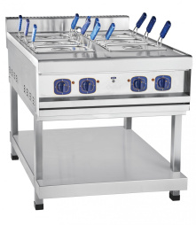 Электроварка кухонная двойная ЭВК-90/2П, ванна 304х508х270 мм, 6хGN-1/3 (перфорированные, с крышкой)