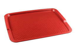 Поднос красный 425х320 мм полипропилен