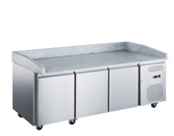 Кухонный стол для пиццы холодильный HURAKAN HKN-PZG3 КАМЕНЬ