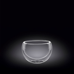 Салатник d=75 мм. 160 мл с дв. стенками Thermo Glass WILMAX /6/120/