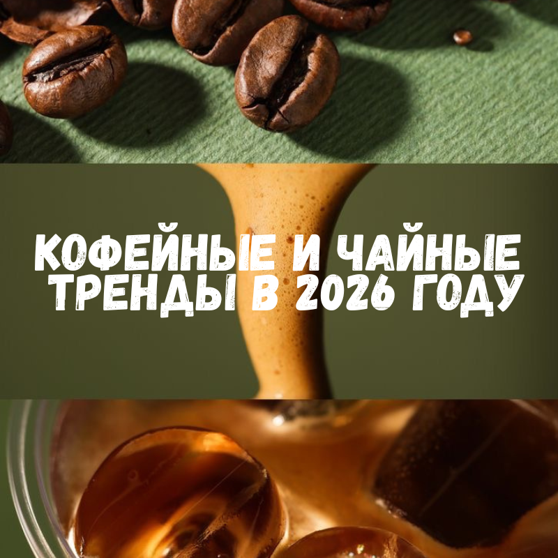Кофейные и чайные тренды в 2026 году