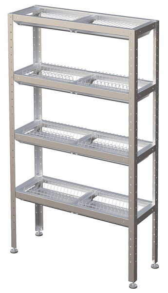 Купить стеллаж кухонный для сушки тарелок скт-б-900-02 (скт-900-э)
