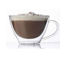 Чашка 385 мл. d=118 мм. h=80 мм. с двойными стенками Термостекло Luigi /1/2/12/