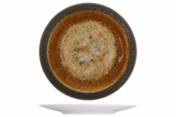 Тарелка мелкая, D27CM, фарфор COSY&TRENDY IRIS BROWN