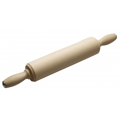 Купить скалка с вращающимися ручками 400х70 мм, липа