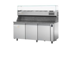 Купить кухонный стол для пиццы холодильный apach chef line ltpz111turd38