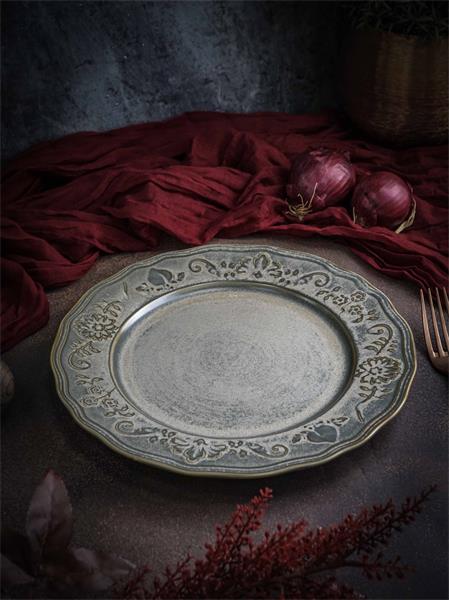 Купить тарелка мелкая d 26 см h 2,5 см, фарфор, vintage casa di fortuna vintage