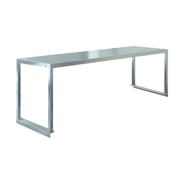 Купить полка кухонная настольная пнс-п-1-15/3 н (1500х300х400) (плоское крепление)