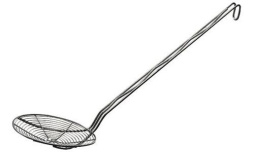 Шумовка d=260 мм. L=750 мм. нерж.сталь, сетчатая MGSTEEL /1/40/