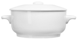 Горшок с крышкой 4,8'' 120мм 450 мл Corone Cottura [ivory LQ-Q3001]