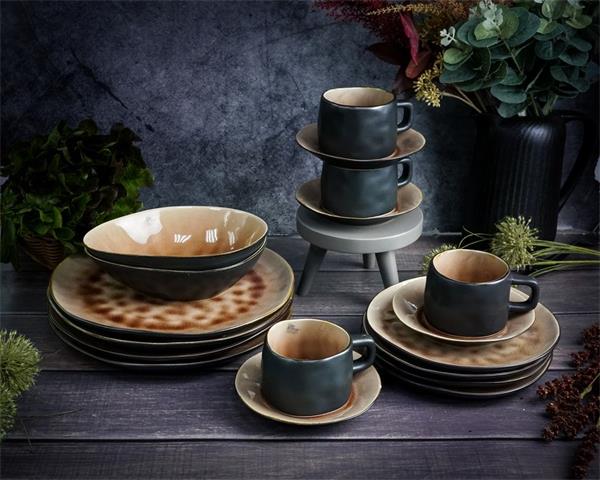 Купить набор посуды/сервиз столовый cosy&trendy laguna old rose 18 предметов ,керамика cosy&trendy набо