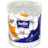Ватные палочки 100шт. Bella круглая упаковка