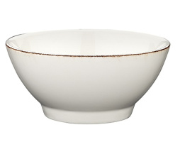 Салатник d=140 мм. 450 мл. h=65 мм. Ретро коричневый край (тарелка подст.70317) BONNA /1/12/732/