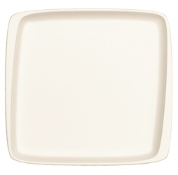 Тарелка квадр. 320*300 мм. без полей Белый, форма Мув BONNA /1/6/348/