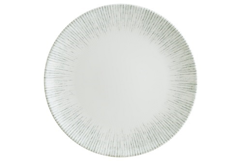 Купить тарелка d=300 мм. ирис серый, форма гурмэ bonna /1/6/372/