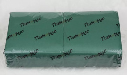 Салфетки Папирус 24*24см 1сл 400шт /зеленые/