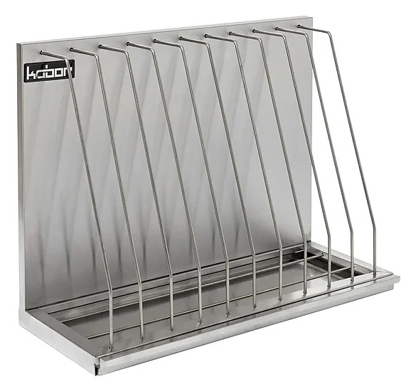 Купить полка настенная для досок (на 4 доски, нерж. сталь.) пкд-30/25