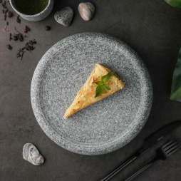 Блюдо круглое d 23,2 см h6,7 см Stone Untouched Taiga P.L. Proff Cuisine [1]