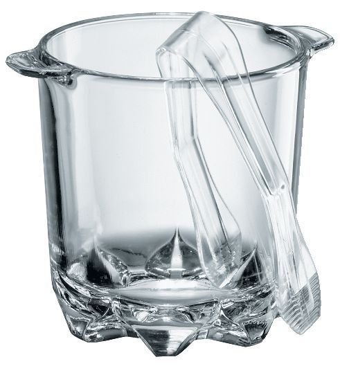 Купить емкость для льда d=12 см. 0,87 л с щипцами полька /6/