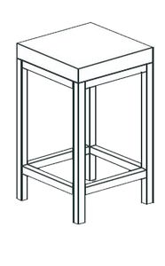 Купить колода разрубочная кухонная apach chef line lcb67